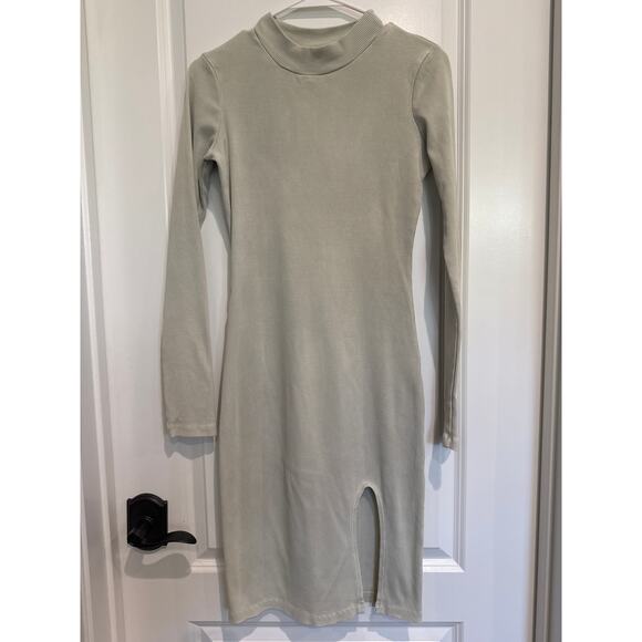 MSRP $108 NWOT Young Fabulous and Broke Fitted Viscose Ribbed Knit w/Slit Size S - Picture 2 of 8